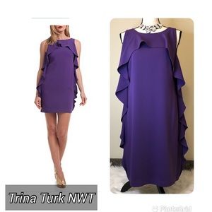 Trina Turk Ruffle Cosmo Dress NWT Size 6